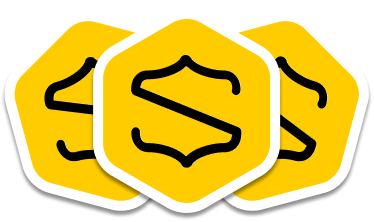 Yellow Snipcart Stickers